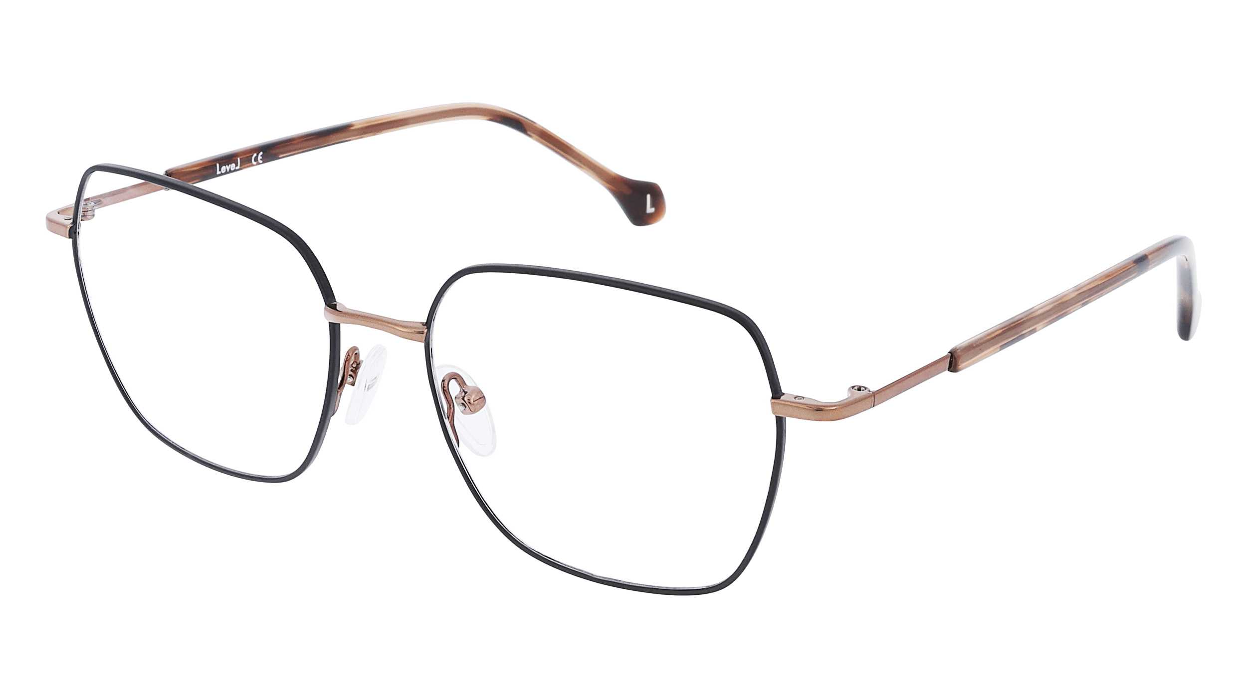 lunettes-de-vue-level-le-2257-noma-54-14-femme-marron-brillant-noir